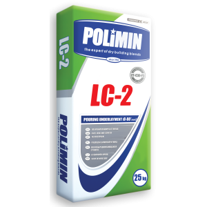 Самовирівнююча стяжка Polimin LC-2 Pouring Underlayment 8-80мм, 25кг