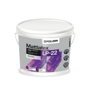 Фарба інтер`єрна Polimin LP-22 Mattlatex база А, 3.5кг