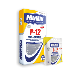 Розчин клейовий для плитки Polimin Р-12, 25кг