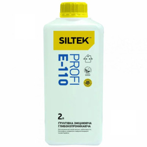 Грунтівка Siltek E -110 Profi глибокопроникаюча зміцнююча 2л