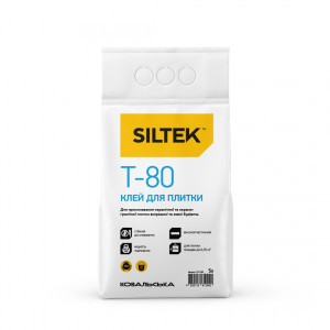 Клей для плитки SILTEK Т-80, 5кг