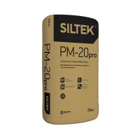 Штукатурка гіпсова універсальна Siltek РМ-20 PRO, 25кг