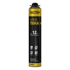 Клей-піна монтажна професійна Siltek всесезонна 860мл