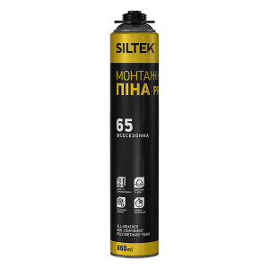Монтажна піна Siltek Pro всесезонна 65,  860мл
