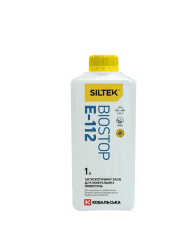 Biostop Засіб антисептичний для мінеральних поверхонь Siltek E -112, 1 л