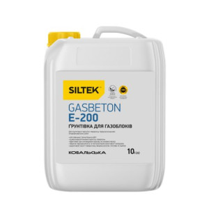 Ґрунтівка для газобетонних блоків Siltek GASBETON Е - 200 10 л