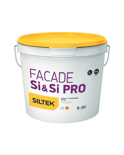Краска силикат-силиконовая SILTEK Facade SiSi Pro FA