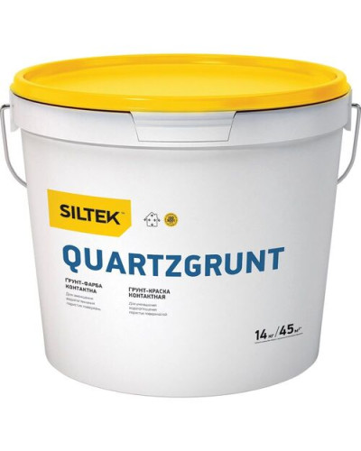 Ґрунт-фарба контатктна  Siltek QUARTZGRUNT (14 кг)