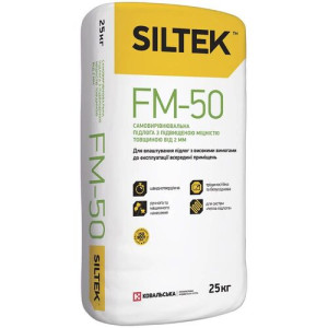 Самовирівнююча підлога товщиною Siltek FM-50, 25кг