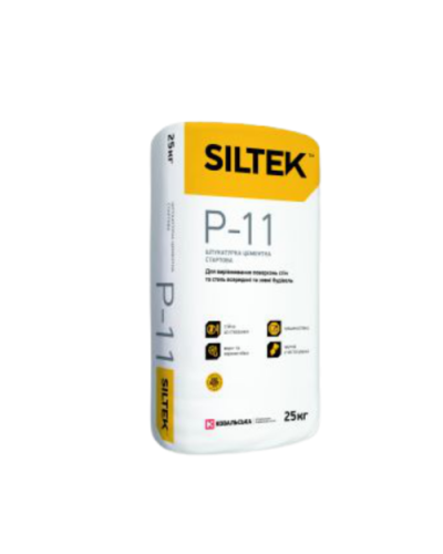 Штукатурка цементна стартова Siltek Р-11, 25 кг