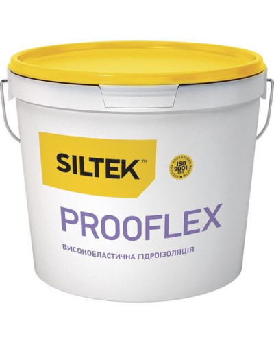 Гідроізоляція Siltek Prooflex високоеластична однокомпонентна (7,5 кг)