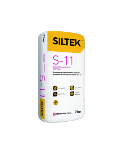 Шпаклівка цементна стартова Siltek S - 11 (25кг)