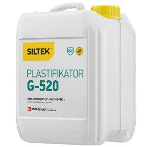Пластифікатор для бетону та будівельних розчинів Siltek Plastifikator G - 520 «Антифриз» (5л)