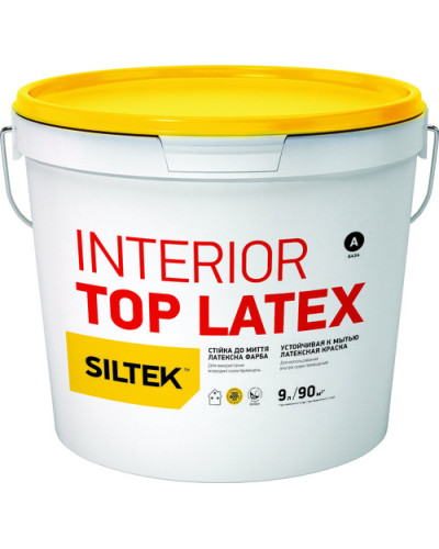 Фарба латексна Siltek Interior Top Latex A (4,5л)