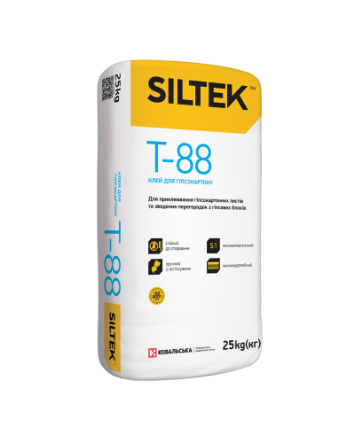 Клей для гипсокартона Siltek Т-88, 25кг