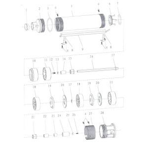 Насос вiдцентровий DONGYIN 0.75кВт H 111(85)м Q 45(30)л/хв 80мм