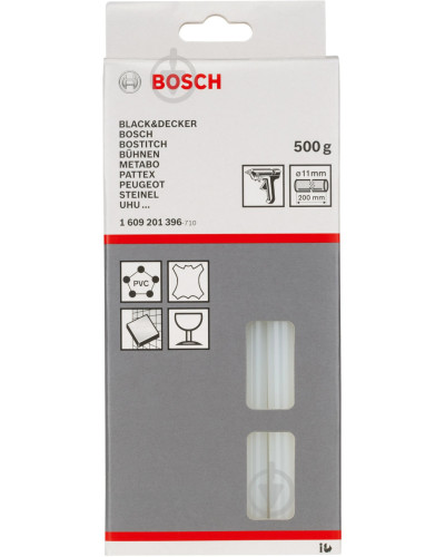 Стрижні клейові Bosch 11 мм 25 шт