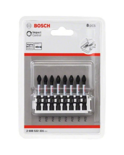 Набір ударних біт Bosch PRO Impact Control 55 мм PZ2 