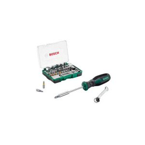 Набір біт Bosch 27 шт. + ручна викрутка + тріскачка Bosch