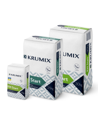 Штукатурка гіпсова  KRUMIX КМ Start (25кг)