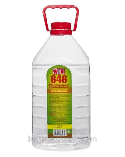 Растворитель Р-646 БП ТМ WIN (5л) пет(3,6кг)