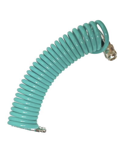 Шланг спіральний із швидкорозємним зєднанням РЕ 5,5*8мм 15м BlackStar