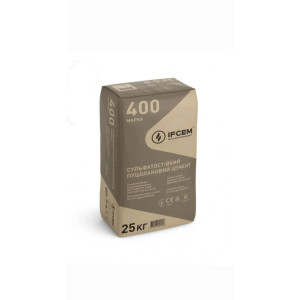 Цемент IFCEM M400  IV/B(P-V) 32,5R сірий (25кг) 