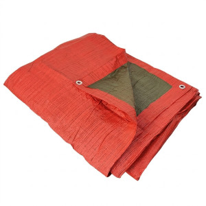 Тент "Оранжевий 6×8 м 80 GSM Orange color" ТМ "WoffMann PLANDEKA MOCNA"