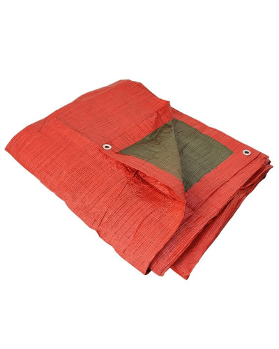 Тент "Оранжевий 6×8 м 80 GSM Orange color" ТМ "WoffMann PLANDEKA MOCNA"