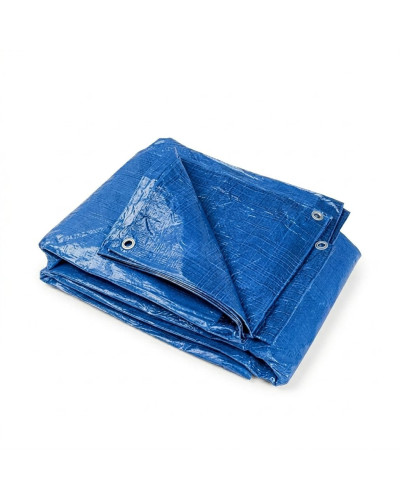 Тент "Синій 4×8м 45 GSM Blue color" ТМ "WoffMann PLANDEKA STANDART"