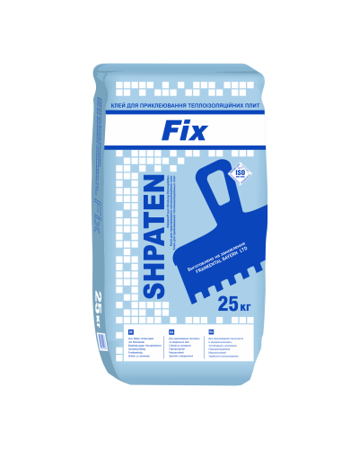 Клей для приклеивания теплоизоляционных материалов SHPATEN Fix, 25кг