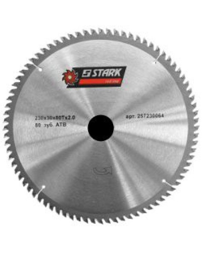 Диск пиляльний Stark TCT SAW BLADE Дерево Грубий різ 250мм, Z80
